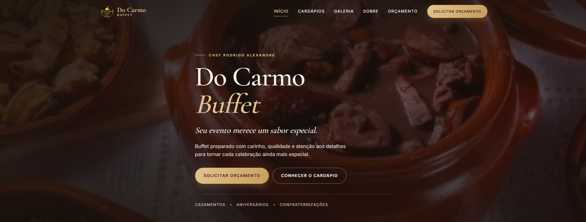 Projeto de site desenvolvido pela Portal King